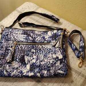 Crocodile Floral Crossbody Bag By Mellow World